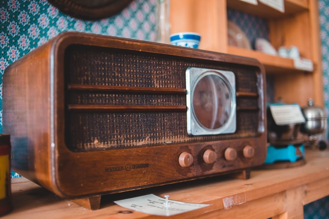 vintage radio announcer